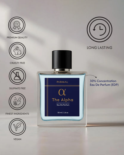 The Alpha Unisex Perfume EDP | Fresh Woody Aquatic